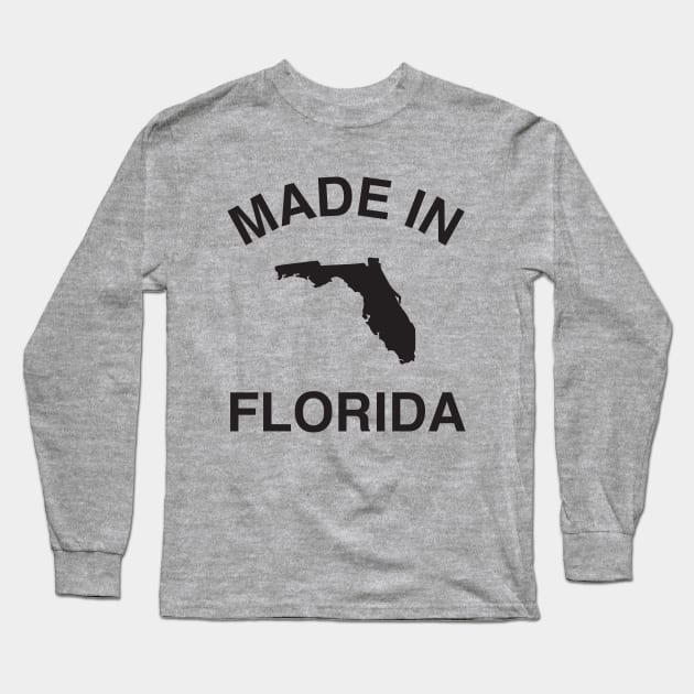 Made in Florida Long Sleeve T-Shirt by elskepress